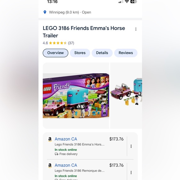 Lego: Emma's Horse Trailer, #3186. - Picture 5 of 6